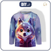 Longsleeve - ANIMATED WOLF - sewing set (134/140)