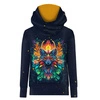 UNISEX HOODIE (HYDRA) - Animals mandala wz.4 - Nähset (98/104)