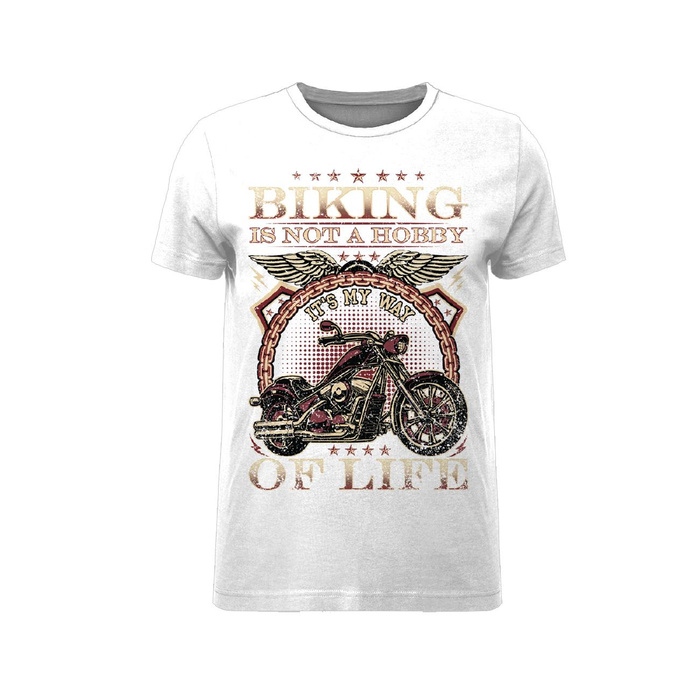 HERREN T-SHIRT - BIKING - Single Jersey M
