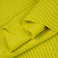 Rib Jersey fabric Unicolour - LIMON (D-109)