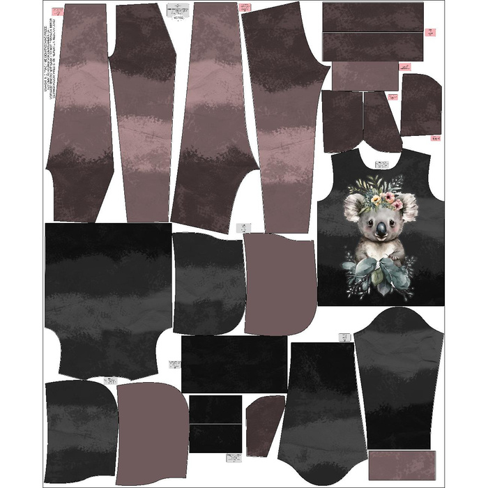 Children's tracksuit (OSLO) - BABY KOALA - sewing set (86/92)