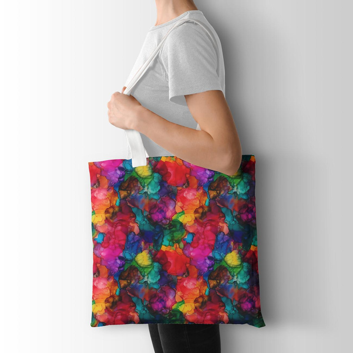 ALCOHOL INK PAT. 5 - Cotton woven fabric