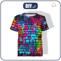 KID’S T-SHIRT (140-146) - STREET GRAFFITI WZ.3 - sewing set