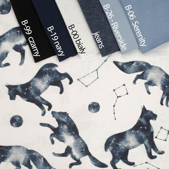 FOREST ANIMALS (GALACTIC ANIMALS) - Cotton woven fabric