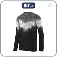 THERMO KIDS BLOUSE (BILLIE) - FORREST OMBRE (WINTER IN THE MOUNTAIN) - sewing set 128