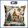 PILLOW 45X45 - BATIK 5 - front + back