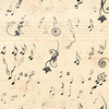 MUSIC NOTES M. 2 - Viskose Jersey