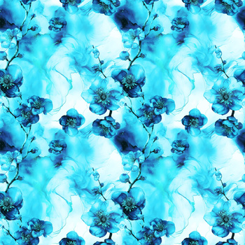 ALCOHOL PASTEL INK wz.7 blue - Krepp