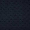 DROPS / navy - Embroidered cotton fabric
