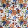 WILD ROSES AND PANSIES (BLOOMING MEADOW) - Cotton muslin