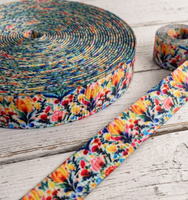 Webbing Tape with Print 25mm - Folk Art wz.14