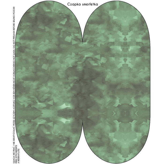 "Beanie" Mütze - CAMOUFLAGE m. 2 / olive 48-50