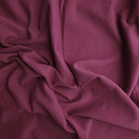 Single Jersey mit Elasthan TE210 - AUBERGINE (D-215)