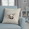 WINTER ANIMALS wz.14 - PANEL (60cm x 50cm) light brushed knitwear
