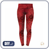 SPORTLEGGINGS - ROTE SPITZE - M