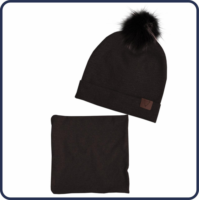 BLACK - Cap and loop creative sewing set