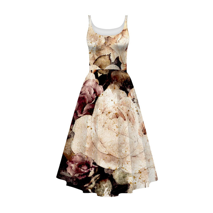 KLEID "ISABELLE" -WATERCOLOR FLOWERS MS. 4 - Nähset XL