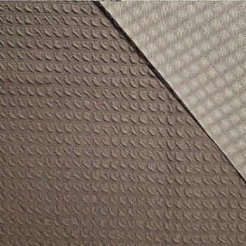 3D knitwear - cotton jacquard/ D-56 BROWN