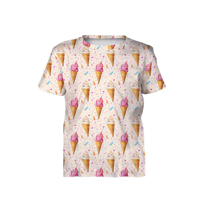 KID’S T-SHIRT (128-134) -  SWEETS pat.2 - sewing set