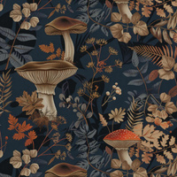 BOTANICAL FOREST WZ. 8- Slub Weave