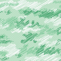 CAMOUFLAGE - scribble / green - Panama 220g