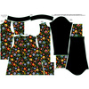 "MAX" CHILDREN'S TRAINING JACKET - LOWICZ FOLKLORE / black - Functional fabric (146/152)