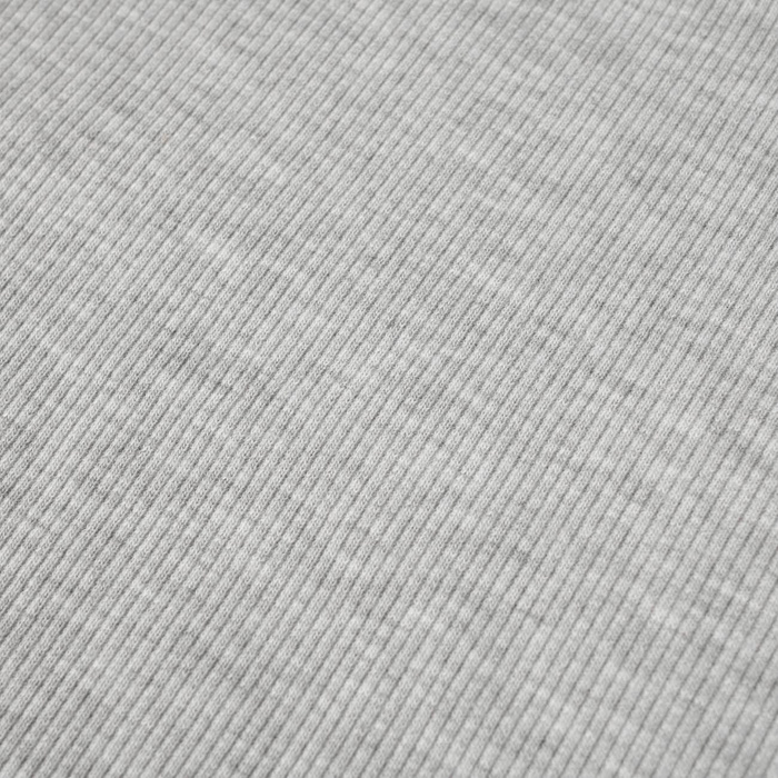 Rib Jersey fabric Unicolour -  MELANGE LIGHT GRAY (D-20)