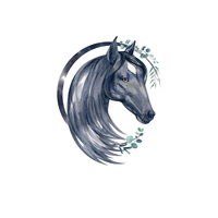 KŮŇ vz. 1 - panel (60cm x 50cm) lehký, česaný úplet