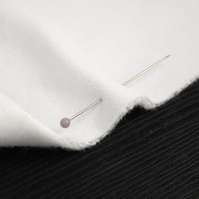 GAME OVER (retro) / white - Hydrophobic brushed knit