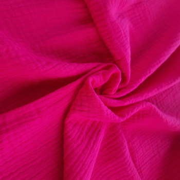 Cotton Muslin Double Gauze - FUCHSIA