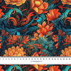 VINTAGE CHINESE FLOWERS VZ. 2 - rychleschnoucí tkanina