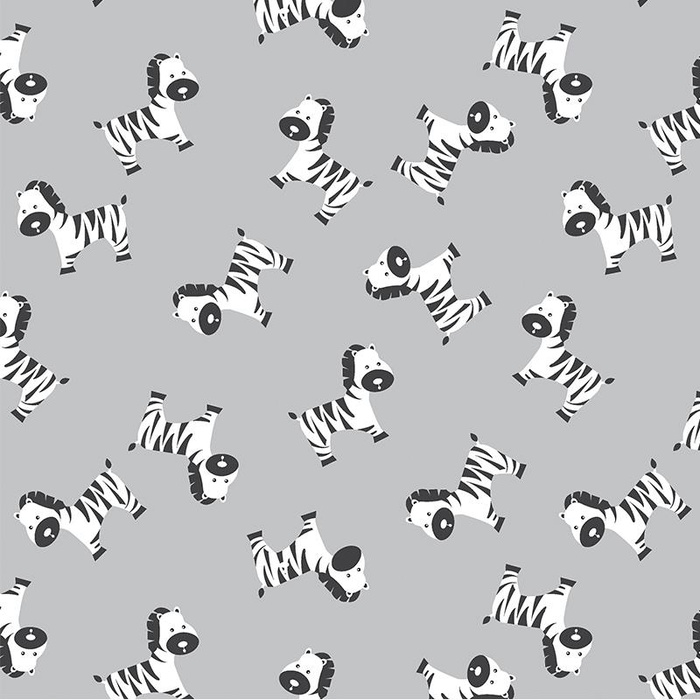 LITTLE PANDAS (ANIMAL GARDEN) - Cotton woven fabric