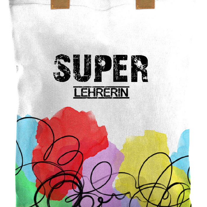 SHOPPER TASCHE - SUPER LEHRERIN - Nähset
