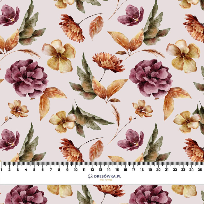 GOLDEN GARDEN pat. 1 (COLORFUL AUTUMN) - Cotton muslin