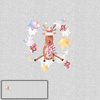REINDEER MIX (CHRISTMAS REINDEERS) - PANORAMIC PANEL 60 cm