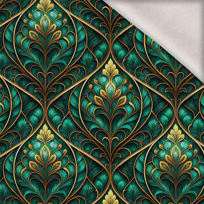 Stained Garden wz. 5 - dzianina drapana z elastanem ITY