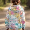 COLORFUL BLOTS - Minky-Plüsch