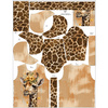UNISEX HOODIE (HYDRA) - BABY GIRAFFE - sewing set (134/140)