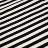VISCOSE JERSEY - BÍLÉ / ČERNÉ PRUHY 0,7 cm x 0,7 cm