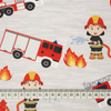 FEUERWEHR / Feuer - Baumwoll Webware