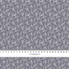 ZWEIGE m. 2 (WINTERZEIT) / grau - Baumwoll Webware