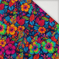 NEON JUNGLE WZ. 3 - Woven Fabric for tablecloths