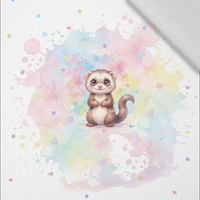 CUTE FERRET - panel (60cm x 50cm)   Baumwoll Webware