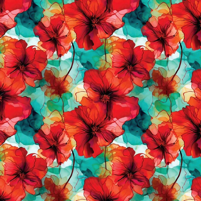 FLOWERS WZ. 75 - lycra 300g