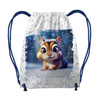 GYM BAG - ANIMATED SQUIRREL - sewing set