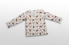 UMBRELLAS AND MUSHROOMS / white (RED PANDA’S AUTUMN) - light brushed knitwear