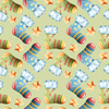 CHRISTMAS PRESENTS / TWIGS (CHRISTMAS SEASON) - Cotton woven fabric