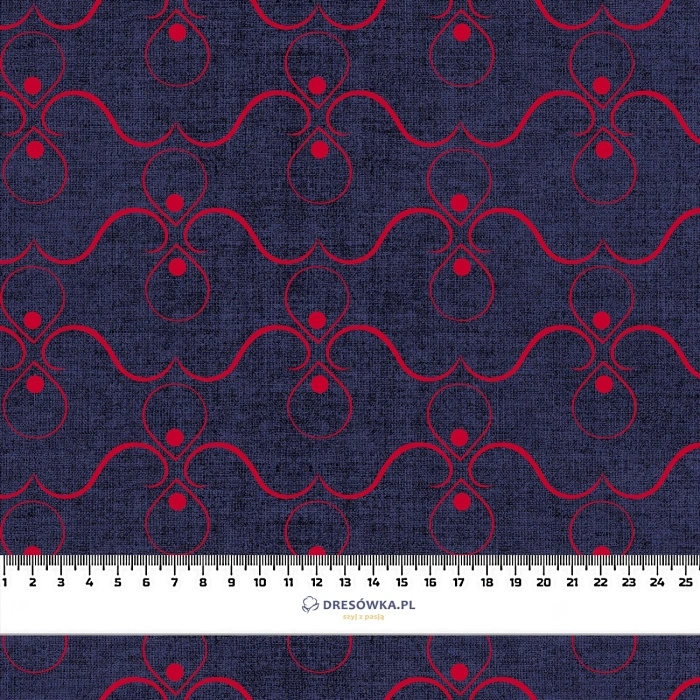 GEOMETRIC MINIMAL WZ. 9 - Minky plyš