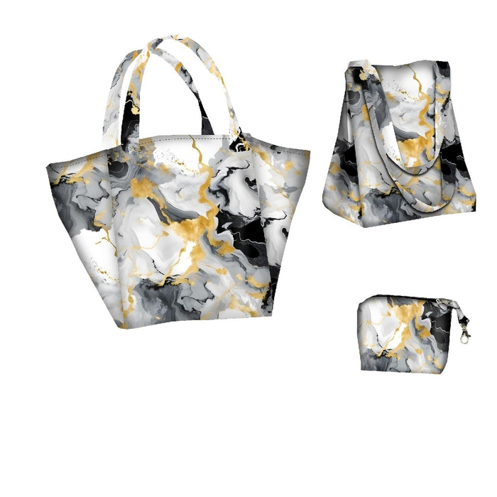XL bag with in-bag pouch 2 in 1 - ALCOHOL INK PAT. 3 - sewing set