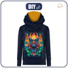 UNISEX HOODIE (HYDRA) -  Animals mandala wz.4 - sewing set (110/116)